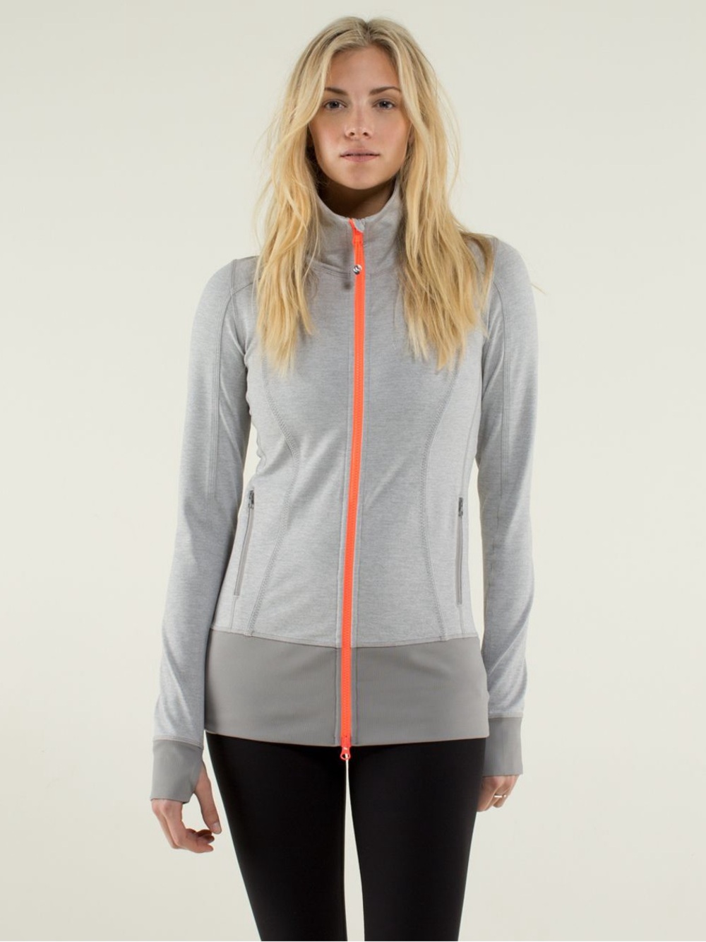 lululemon athletica Asana Jacket Grey Zip